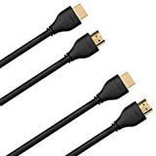 HDMI Cable 3ft (2 Pack) Supporting 4K@60Hz 4 4 4 Ultra High Speed 18Gbps, HDR10, Dolby Vision, ARC 100% Triple Shielded -