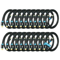 Maximm 4K HDMI Cable 20 Pack 1.5 Feet – High-Speed HDMI Cord 18 Gbps, Supports 4K 60Hz, Nylon Braided