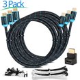 thumbnail interactive-video image 1 of Buy Maximm High-Speed HDMI 2.0 4K Nylon Braided Cable, 6 Feet, 10-Pack 1 of 12