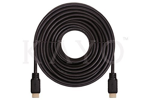 HDMI Cable,KAYO High Speed HDMI1.4/2.0 Super HD 4K 2160p Cable w/Signal Booster+Bonus CABLE TIE+USB Charger,Supports-4K 2160p/1080p HD,3D,Ethernet & Audio Return,PS3/PS4,Xbox360 (75FT -1PK)