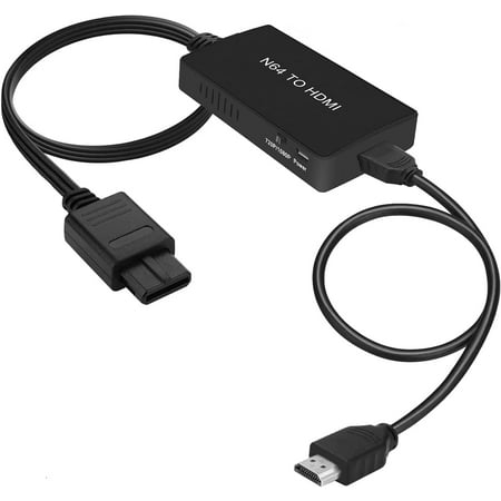 HDMI Cable for N64, N64 to HDMI Converter with HDMI Cable, Compatible N64/GameCube/SNES Game Console