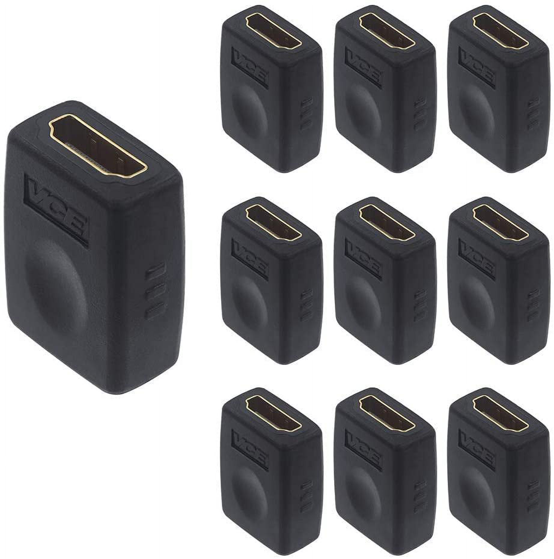 HDMI Coupler 10Pack 3D 4K 1080P Cable Extender for Various Devices