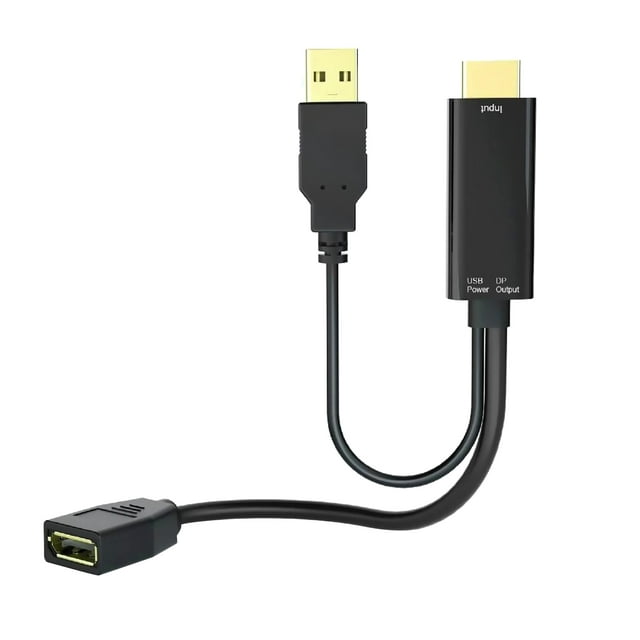 HDMI Devices to DisplayPort Monitor Adapter Cable Converter for
