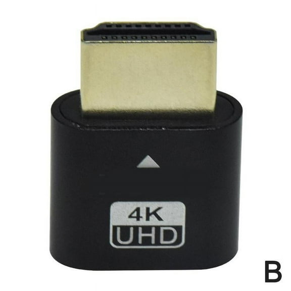 HDMI-Compatible Dummy Adapter Virtual Plug Headless Display Emulator 4K Adapter 2025HO