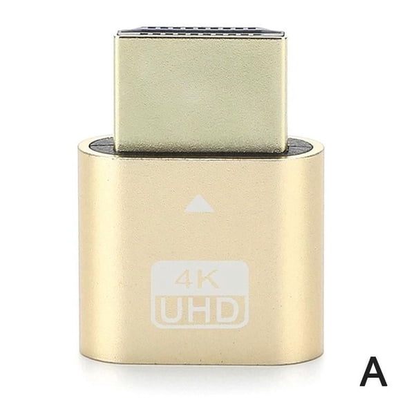 HDMI Dummy Adapter - Virtual Plug Headless Emulator 4K@60Hz