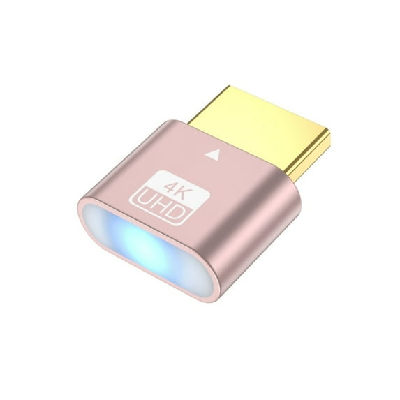 HDMI Dummy Plugs DisplayPort Virtual Headlessly Adapter With EDID Emulators For 4K 60Hz Multiple Monitor Setups