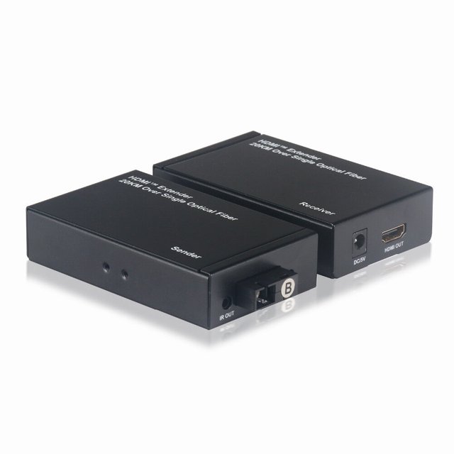 HDMI Extender Kit (Transmitter + Receiver) over SC Fiber Optic Cable up