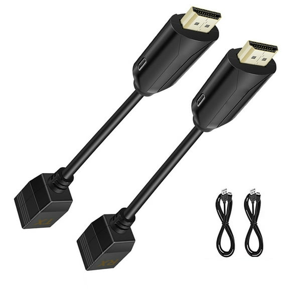 HDMI Extender Over CAT5e/6 Cable Long-Distance HD Signal Transmission Up to 60m, Stable Audio and Video Output