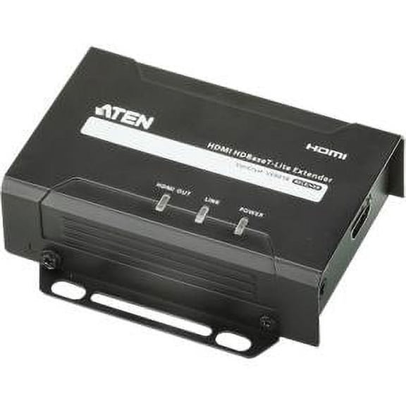 ATEN HDMI HDBaseT-Lite Receiver (HDBaseT Class B)-TAA Compliant - 1 Output Device - 70.87" Range - 2 x Network (RJ-45) - 1 x HDMI Out - 4K - 4096 x 2160 - Twisted Pair - Category 6a - Rack-mounta