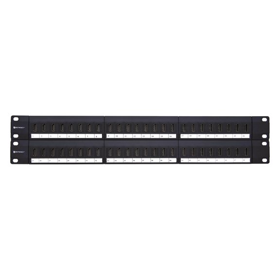 HDMI High-Density Feed Through Patch Panel - 48 Port, 2U