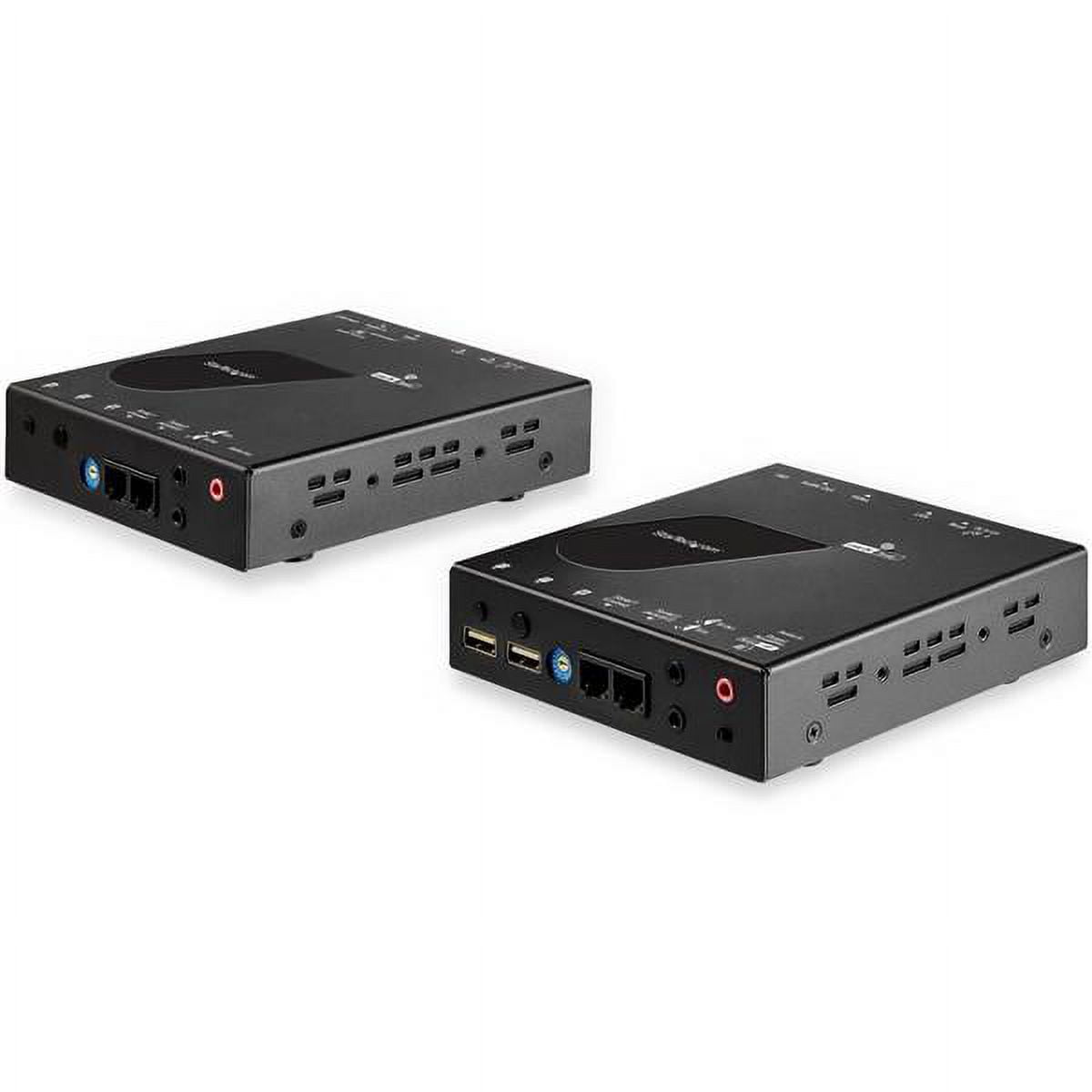 Startech HDMI KVM Extender over IP Network - 4K 30Hz HDMI and USB over IP LAN or Cat5e/Cat6 Ethernet (100m/330ft) - Remote KVM Console - HDMI KVM Extender over IP transmitter & receiver kit remotel...
