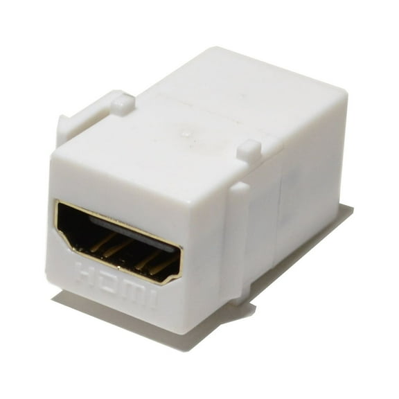 HDMI Keystone Insert jack Female to Female Adapter Coupler-White