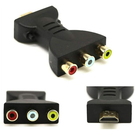 HDMI Male to 3 RCA HDMI to AV Converter HDMI to Video Audio Adapter