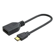 Mini HDMI-Compatible Adapter Cable Male to Female 4K 60Hz HD Audio Video Sync Extension Cord for Laptops, TVs, Monitors