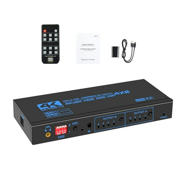 HDMI Matrix Switch Supports 4K Resolution, Deep Color, Multiple Inputs and Outputs