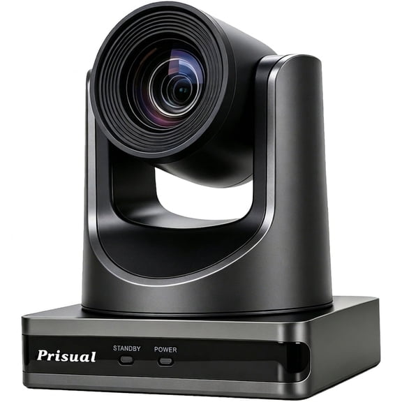 Prisual HDMI PTZ Camera AI Auto-Tracking, 20x Optical Zoom IP USB3.0 PoE HDMI PTZ Camera Perfect for Church Services Worship Education Video Conference, PT20X-UL