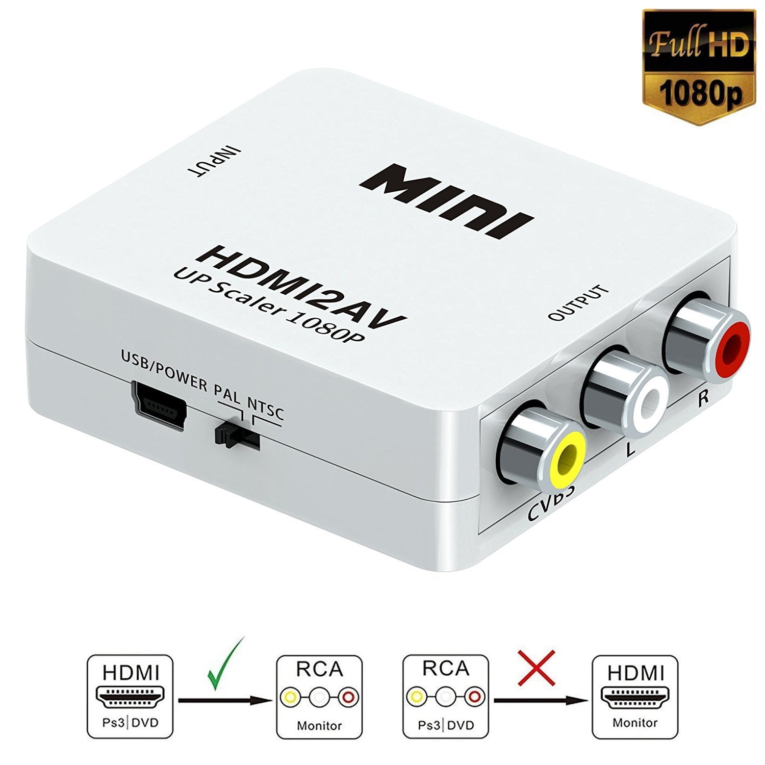 Conversor HDMI a RCA - Teclink
