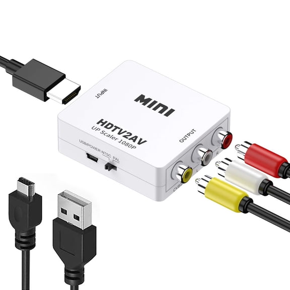 <new_title>HDMI to RCA/AV Analog to Digital Converter with 1080P Mini RCA Composite CVBS Audio Video Converter</new_title>