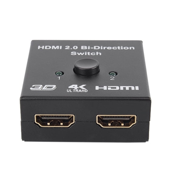 HDMI Splitter 1 in 2 Out - Powered HDMI Splitter Supports 3D 4K Full HD1080P for Xbox PS4 PS3 Fire Stick Blu-Ray Player Apple TV HDTV