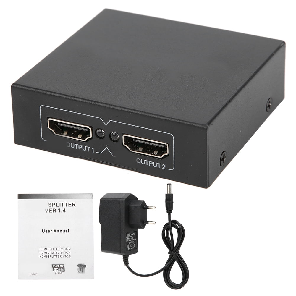 HDMI Splitter High Definition Video Switcher 1 In 2 Out 100?240V
