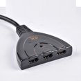 thumbnail image 1 of HDMI Switch 3 in 1 Out, 4K@60Hz HDMI Switcher with 2.6FT HDMI Cable,3 in, 1 out-4K, 1 of 9