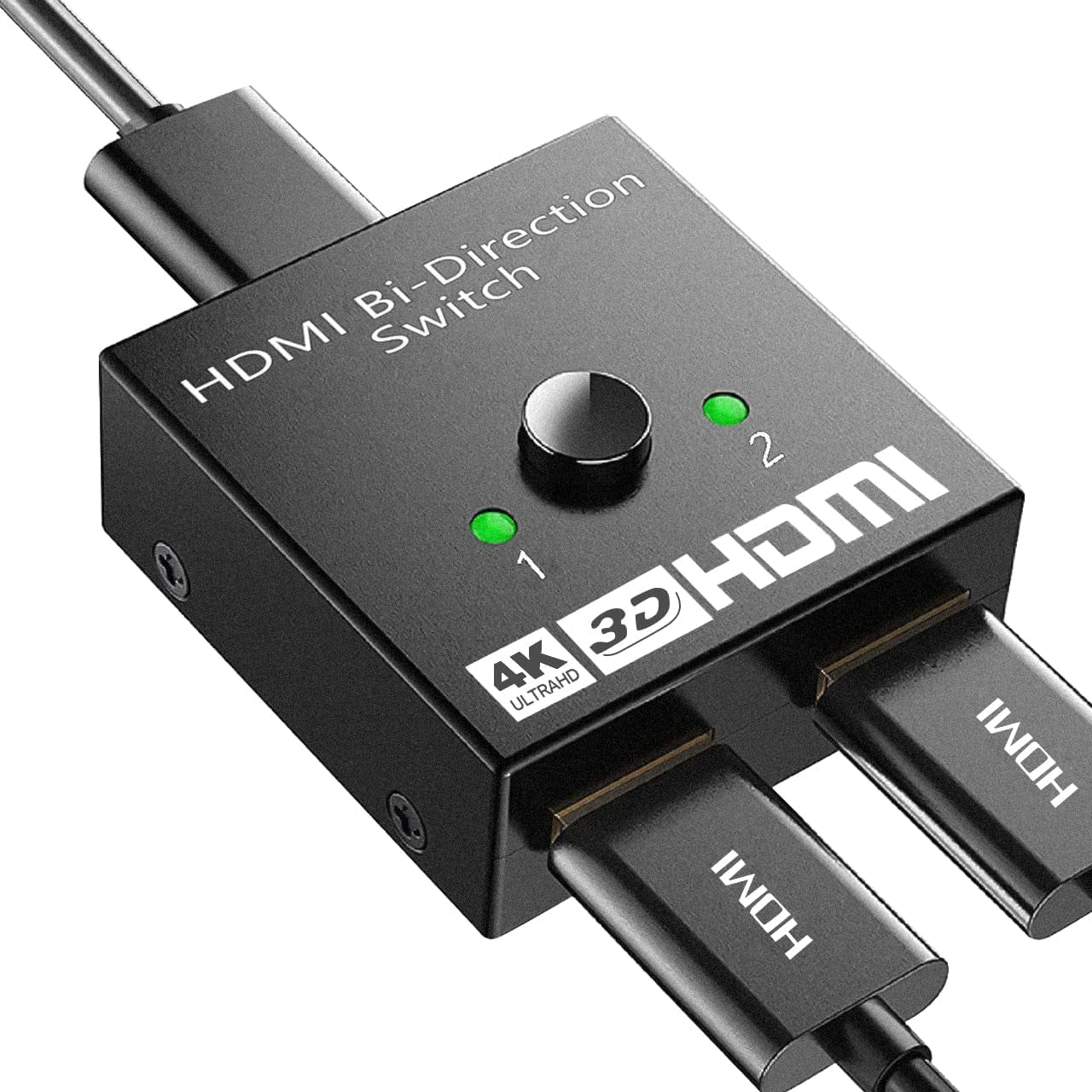 HDMI Bidirectional Switcher 2-Ports 4K 60Hz with HDR & 3D - Walmart.com