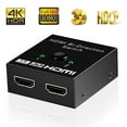 thumbnail image 1 of HDMI Switch 4K HDMI Splitter, Bi-Directional Splitter 2 in 1 Out / 1 in 2 Out, 1 of 7