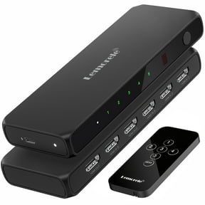 HDMI Switch,4K UHD HDMI Splitter,Lemorele 5 in 1 Out 4K UHD HDMI Switcher with Remote Control, for Laptop, PS5, Xbox, Switch, HDTV, Monitor, Projector