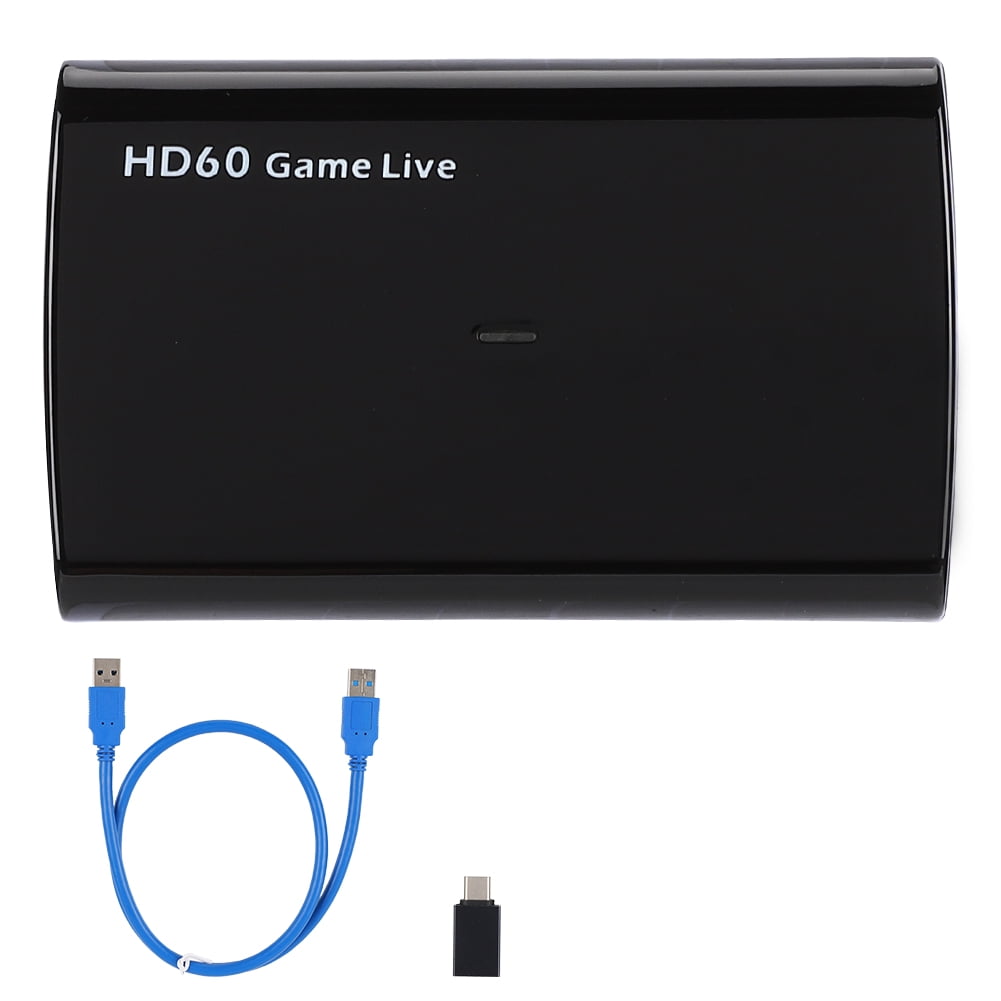 HDMI USB3.0 4K Ultra HD 3.5mm Microphone Input Video Capture Card for PS4/PS3/Xbox One