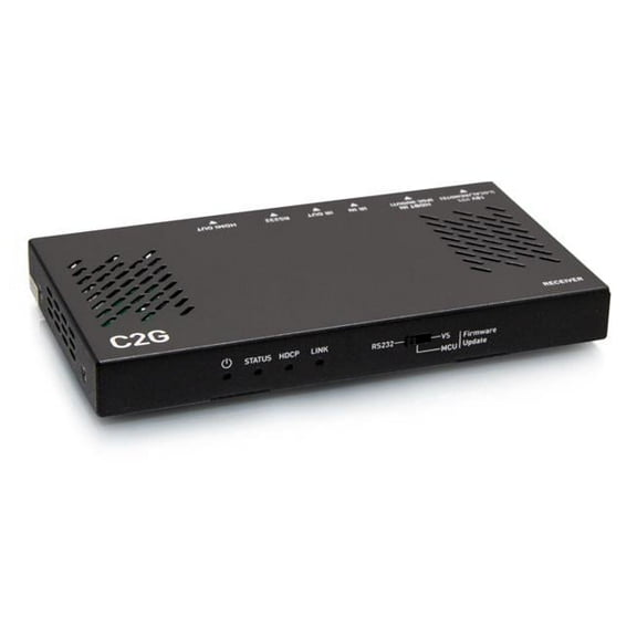 HDMI Ultra-Slim HDBaseT Plus RS232 & IR Over Cat Extender Box Receiver - 4K 60Hz