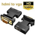 thumbnail image 1 of HDMI to VGA Adapter with Audio 1080P HDMI Female to VGA Male Converter Adapter 3.5mm Audio Cable for TV Stick, Roku, Laptop, PC, Projector, TV, Monitor, Digital Camera, Etc, 1 of 8