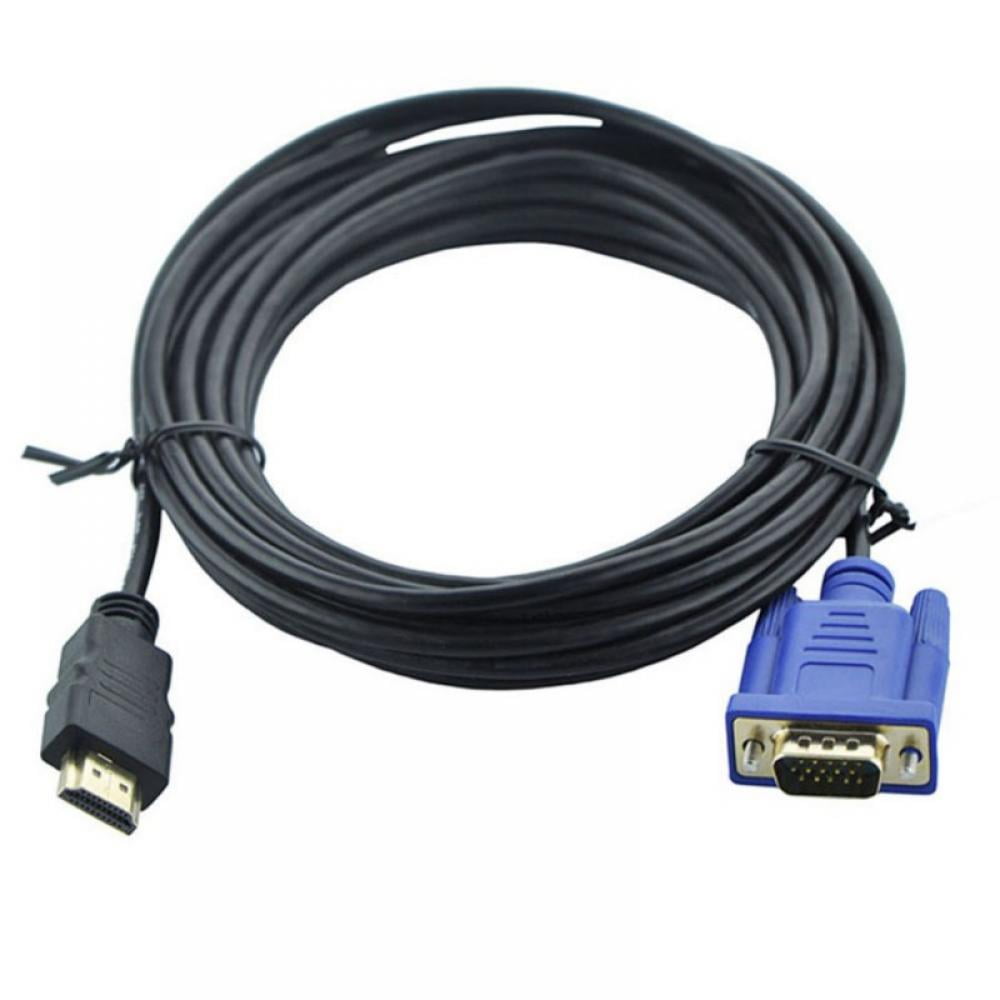 HDMI to VGA Adapter Cable 6ft 1.8m 10ft 3m 1080P HDMI Male to VGA Male Active Video Converter Cord Support Notebook PC DVD Player Laptop TV Projector
