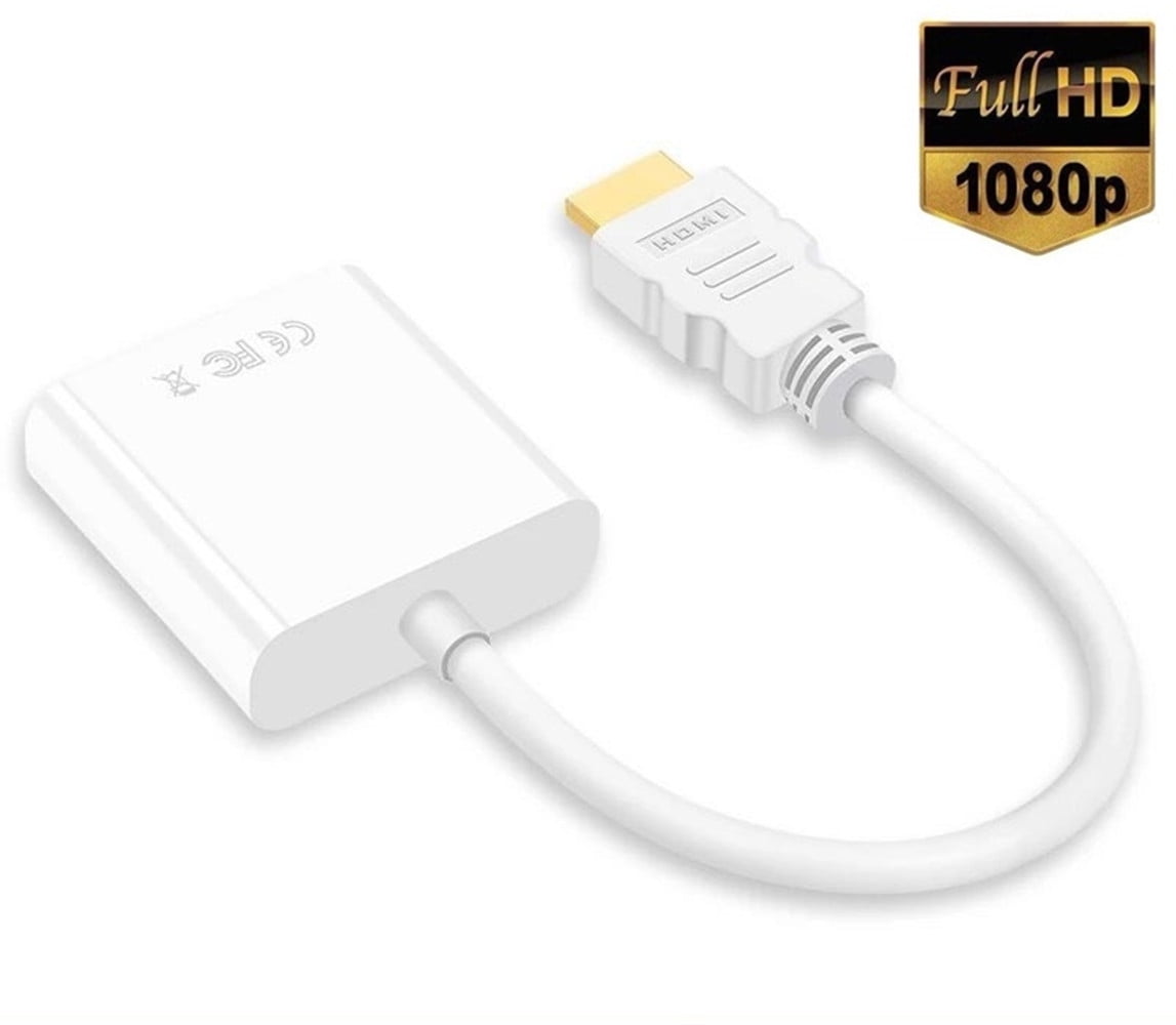 Adaptor Monitor HDMI to VGA Adapter Converter , UN Bi-Directional Male HDMI to VGA ...