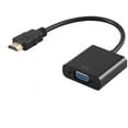 thumbnail image 1 of HDMI to VGA Adapter,Gold Plated HDMI to VGA Adapter Converter with Full HD 1080P,External Video Card Multi-Monitor Adapter for Desktop,Monitor,Projector – Black, 1 of 6