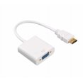 thumbnail image 1 of HDMI to VGA Gold-Plated HDMI to VGA Adapter (Male to Female) Compatible for Computer, Desktop, Laptop, PC, Monitor, Projector, HDTV, Chromebook, Raspberry Pi, Roku, Xbox and More - White, 1 of 7