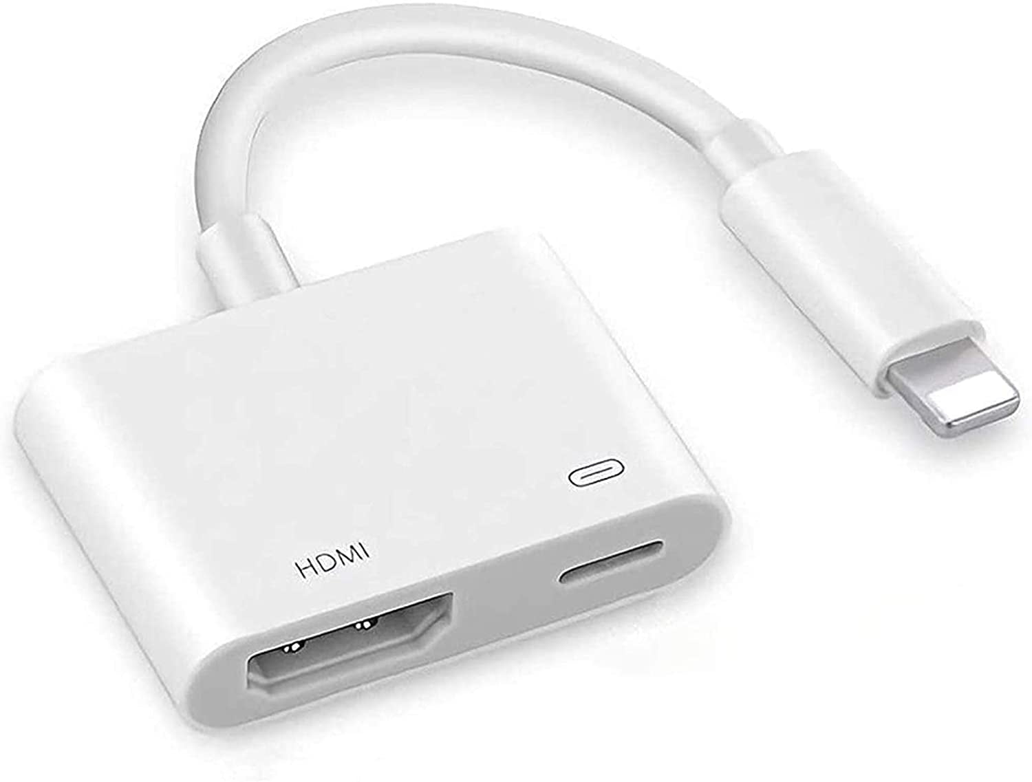 HONSITML HDMI adapter for iPhone to TV, 1080P Digital AV Adapter, Synchronization Screen HDMI Connection for Iphone and Ipad