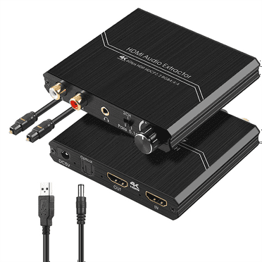 HDMI audio extractor 4K 60Hz HDMI 2.0 Audio Extractor Splitter HDMI to Toslink SPDIF audio converter for PS5 For Xbox series