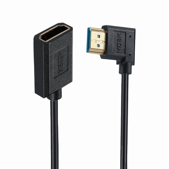 HDMI-compatible 2.1 Extender Cable 8K 60Hz Gold Plated Connectors Extension Line for Gaming Monitors Optional Length