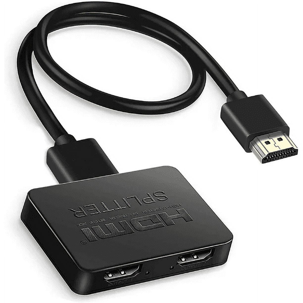 4K HDMI-Compatible Splitter, 1 In 2 Out, Dual Monitor Support, Full HD ...