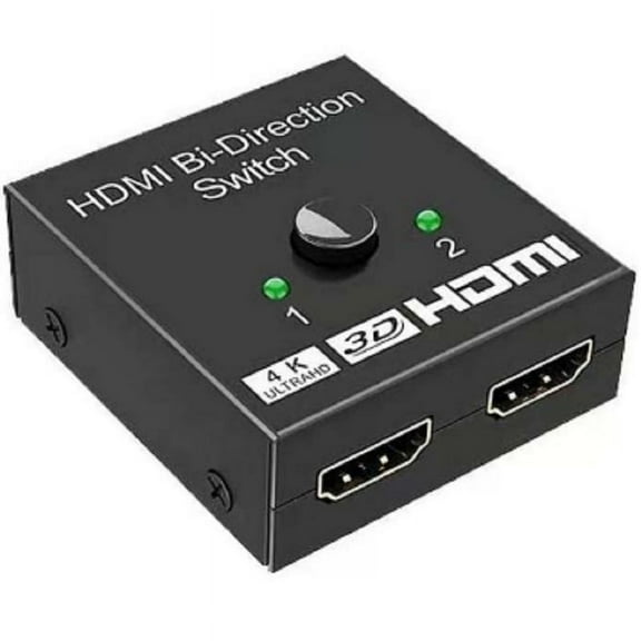 HDMI switcher two-in-one-out HDMI 2.0 two-way switcher 4*2K splitter one point two,2pack
