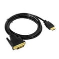 3pcs HDMI to DVI Adapter HDMI Male to DVID 24+1 Male Dual Link Cable