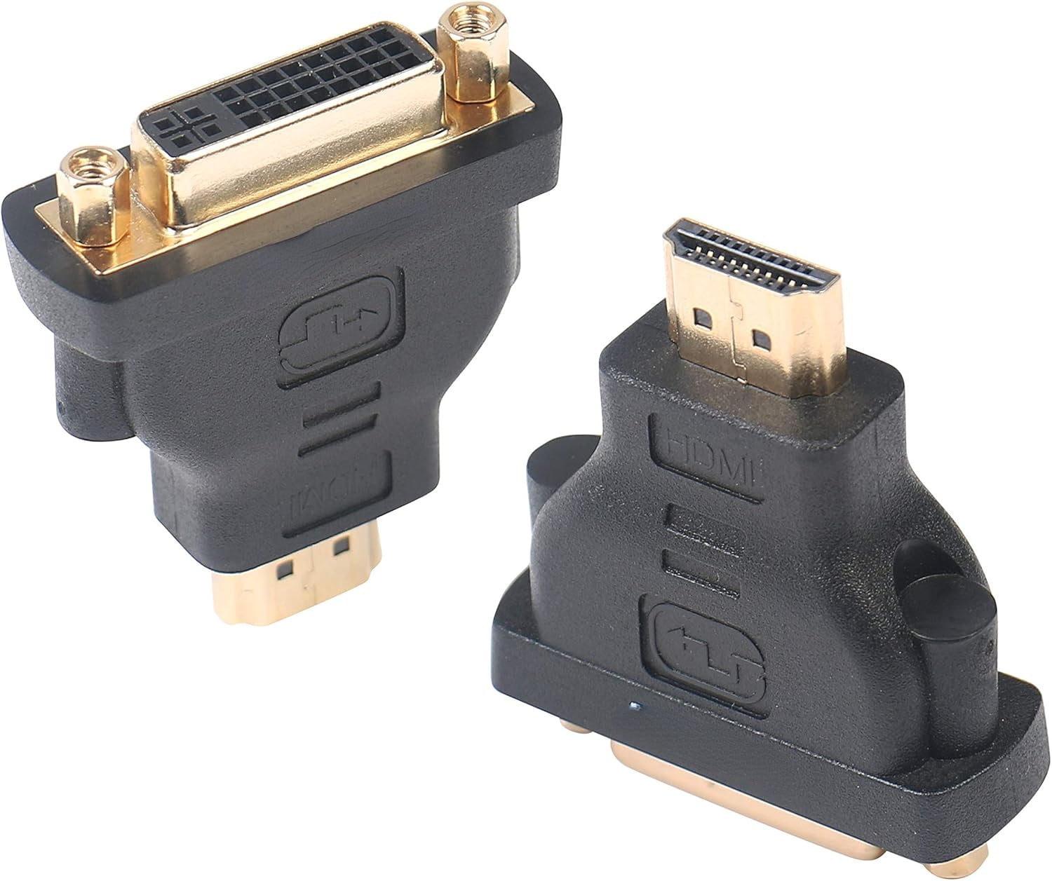 HDMI to DVI Adapter, HDMI to DVI-D DVI Bidirectional Converter Male to ...