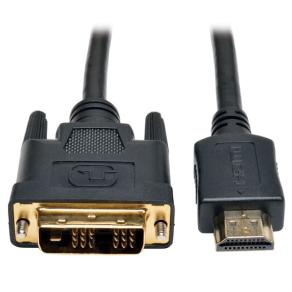 HDMI to DVI Cable, Digital Monitor Adapter Cable (HDMI to DVI-D M/M), 1080P, 30-ft.