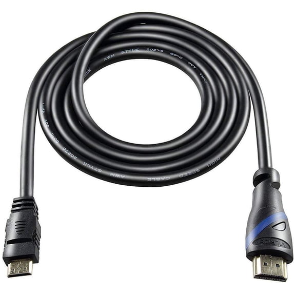 HDMI to MINI HDMI Cable for Raspberry Pi Zero / Zero W--NOT compatible with Raspberry Pi 4