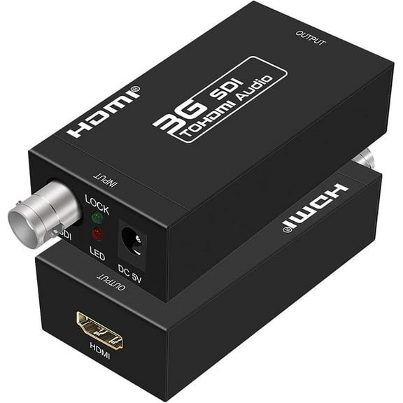 HDMI to SDI Converter Adapter - Mini 3G for SD/HD/3G-SDI Signals