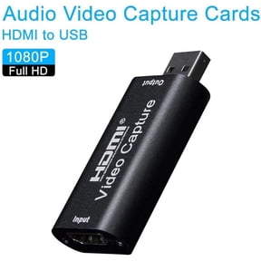HDMI to USB Audio Video Capture Cards 1080p USB2.0 for High Definition Acquisition, Live Broadcasting