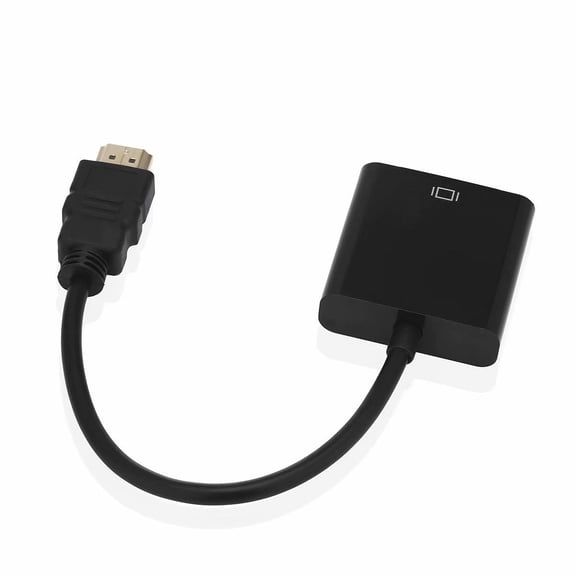 HDMI to VGA 1080P HDMI Male to VGA Female Video Cord Converter Adapter Cable for HDTV TV PC