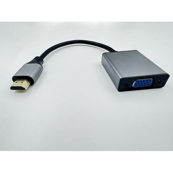 HDMI to VGA Adapter, High-Speed HDMI to VGA Converter Adapter (Male to Female) for Computer, Laptops, PC, Monitors, Projectors, TVs