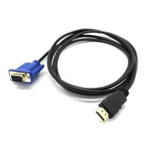 HDMI to VGA Converter Cable HDMI to VGA Support Full 1080P Converter HDMI Input Laptop HDMI to VGA Output for Monitor