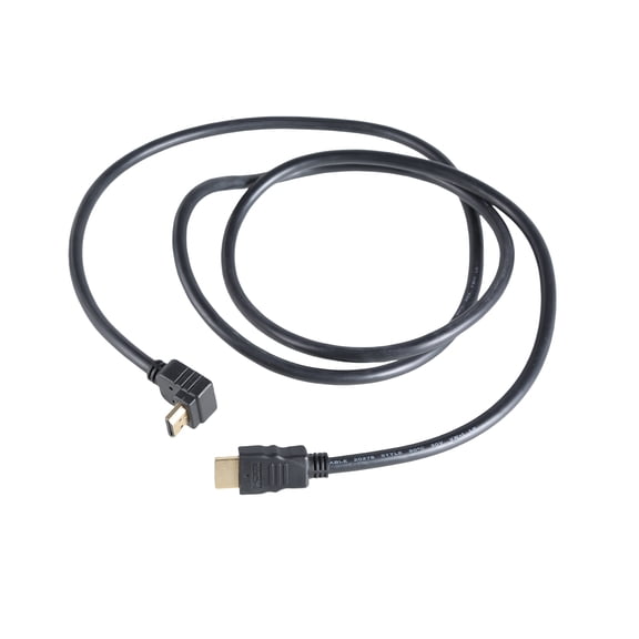 HDMIcompatible Male to Male Cable with 90 Degree Elbow to Straight Fast Speed Video Cord for LCD TV Projectors 1.5m